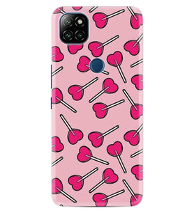 Casper E30 F20 X20 Kılıf Desemli Silikon Heart Lollipop 1414