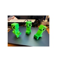 Minecraft Hareketli Creeper Figürü 3 ADET