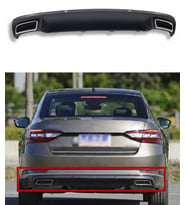 Skoda Superb Egzoz Görünümlü Difüzör (Plastik) (Standart)