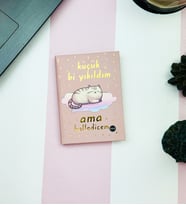 Küçük Bi Yıkıldım V2 Tasarımlı Sert Kapaklı Mini Defter