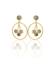 Kadir Jewellery 22 Ayar Altın Kaplama Vintage Küpe -El İşçiliği Ve Hipoalerjenik Küpe