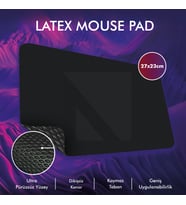 MP05 - 27x23 Medium Gaming Mousepad  Kaymaz Taban, Oyuncu Gamepad, Ev, Ofis, Oyun (Siyah)