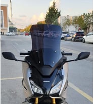 MOTOCAM Honda Forza NSS 750 Ön Cam 2021-2023 Model 60cm Siyah Renkli 4mm