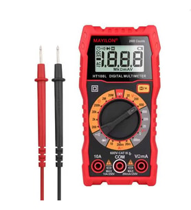 Mayilon HT108L Dijital Profesyonel Multimetre Ekran Aydınlatmalı Auto Range 600V 10A AC DC