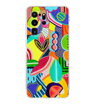 PrintiFy Samsung Galaxy S20 Ultra ile Uyumlu Retro Color 6  Kamera Korumalı Şeffaf  Kılıf