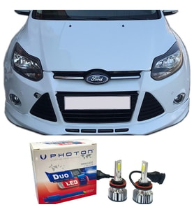 Ford Focus 3 Led Xenon Sis Farı Ampulü H11 Duo Yeni Seri Beyaz 2012-2015