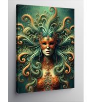 Kanvas Tablo Medusa ve Dalgalar