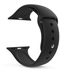 Microsonic Apple Watch Series 8 41mm Silikon Kordon Siyah