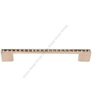 Gürcay Sıralı Taşlı Lama Kulp 96mm İnoks (2 Adet) (Gümüş)
