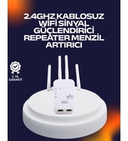 Yüksek Hızlı Parazit Önleyici Wifi Repeater Router - Lisinya