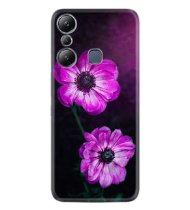 Infınix Hot 20i Kılıf Resimli Desenli Silikon Platinium Series Çiçekler 1869