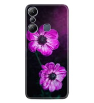 Infınix Hot 20i Kılıf Resimli Desenli Silikon Platinium Series Çiçekler 1869