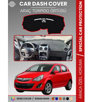 OPEL CORSA D (2006-2014) Torpido Örtüsü Ön Göğüs Halı Torpido Koruma Birebir Uyum Kaymaz Özel Kesim