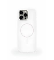 iPhone 16 Pro Mag Core Akıllı MagSafe Animasyonlu Silikon Kılıf Beyaz