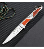 Kişiye Özel İsimli Columbia A3123-A 25.5 CM İsim Baskılı Columbia Avcı Çakısı (Çok Renkli)