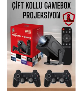 Mey İthalat® Android Projeksiyon ve Çift Kollu Game Box