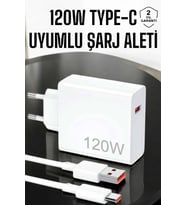 120W Şarj Aleti Type-C Uyumlu Turbo Şarj Aleti