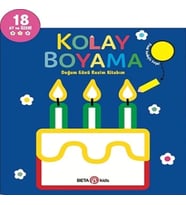 Kolay Boyama - Doğum Günü Resim Kitabım