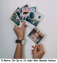 Polaroid Fotoğraf Baskı Özel 45 Adet 7x10, Hediye Full HD Kişiye Özel Fotokart