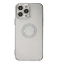 iPhone 14 Pro Max Kılıf Santa Lens Silikon - Şeffaf