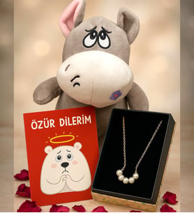 Pişman Eşek Ve Kolye Seti
