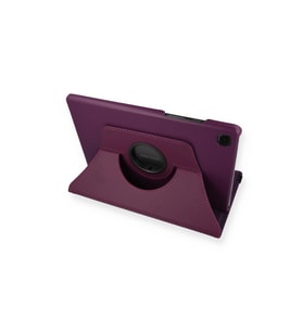 Samsung Galaxy T500 Tab A7 10.4 Kılıf 360 Tablet Deri Kılıf - Mürdüm