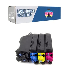 Safir Toner Kyocera ECOSYS M6530cdn TK-5140 CMYK 1 Set   Muadil Toner