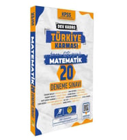 Tasarı Yayınları KPSS Matematik Dev Kadro Türkiye Karması 20 Deneme