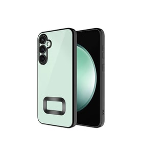 Samsung Galaxy S24 Uyumlu Kılıf Kamera Korumalı Logo Gösteren Zore Omega Kapak