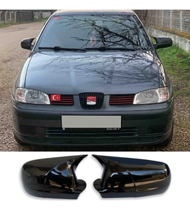 Seat ibiza 2.5 Sağ Ayna Küçük Model Batman Yarasa Ayna Kapağı Piona Black ABS 1999-2002