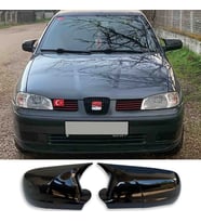 Seat ibiza 2.5 Sağ Ayna Küçük Model Batman Yarasa Ayna Kapağı Piona Black ABS 1999-2002