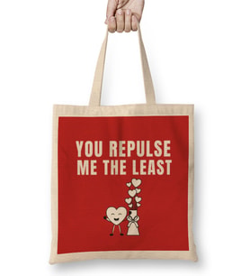 Sarcasm Funny Quote Valentine s Day For Lover Or Boyfriend Girlfriend Bez Çanta Uzun Saplı