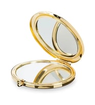Promosyon Yuvarlak Cep Aynası Gold Renk