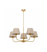 Orleans 5 Başlıklı Sarkıt Avize RA-AVZ- 6843-25-97 (Gold)