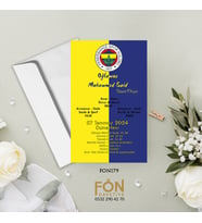 Beyaz Zarflı Davetiye, Sünnet Davetiyesi, 100 Adet