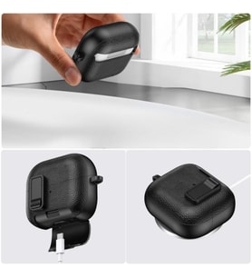 Lexroo Samsung Galaxy Buds 3-Pro-3 FE için Guard-Stant Kulaklık Kılıfı Çizilme ve Darbe Önleyici