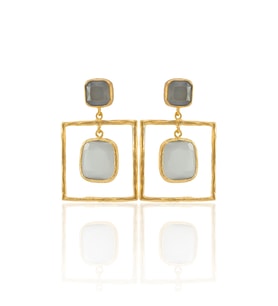 Kadir Jewellery 22 Ayar Altın Kaplama Kadın Sallantılı Küpe -El İşçiliği Ve Hipoalerjenik Küpe