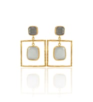 Kadir Jewellery 22 Ayar Altın Kaplama Kadın Sallantılı Küpe -El İşçiliği Ve Hipoalerjenik Küpe