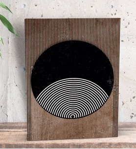BK Gift Modern Art Tasarımlı Dekoratif Mini Kanvas Tablo 15x20cm-1