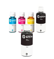 Gt51xl-gt52 Siyah Ve Renkli Orjinal Mürekkep Takımı +1 Siyah Hediye Bk135cym70ml Gt100-1001-108
