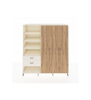 Kronos Dolap 16 Raflı 2 Çekmeceli 3 Kapaklı 220x59x243 Aytaşı-Çam/Aytaşı