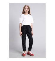Defacto Jogger Siyah Kız Çocuk Eşofman Altı Y1226A6/BK81