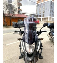 MOTOCAM Honda NC 700 750 X Ön Cam 2016-2020 Model 50cm Füme Renkli 4mm ORTA BOYLU