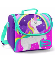 Coral High Mor Unicorn Baskılı Termoslu Beslenme Çantası - Kız Çocuk