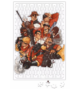 Team Fortress Red Team Puzzle 240 Parça Yapboz