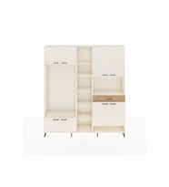 Arges Dolap 12 Raflı Tek Çekmeceli 8 Kapaklı 220x30x243 Aytaşı-Aytaşı/Çam