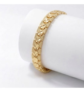 Moncuk Design Facetta 24K Gold Kaplama 8 mm Kadın Bileklik 3351KBV5D6