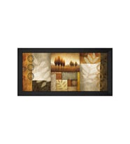 Manzara Temalı Kanvas Tablo 80 x 110 cm Siyah Çerçeve