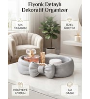 Fiyonk Detaylı Dekoratif Organizer ve Şık Takı Çanağı