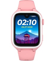 Tiger Kids Prime Akıllı Çocuk Saati, Görüntülü Görüşme, AMOLED Ekran, Android, GPS, 5MP Kamera, IP68 Su Geçirmez, Uzun Pil Ömrü, SOS, Dokunmatik Ekran, 4G, Silikon Kayış, Pembe